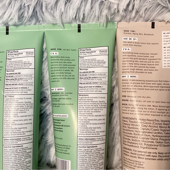 Skincare Versed Hydration 4 Piece Bundle Head to Toe - Picture 5 of 8